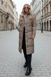 Dame Vinterjakke model Monique beige