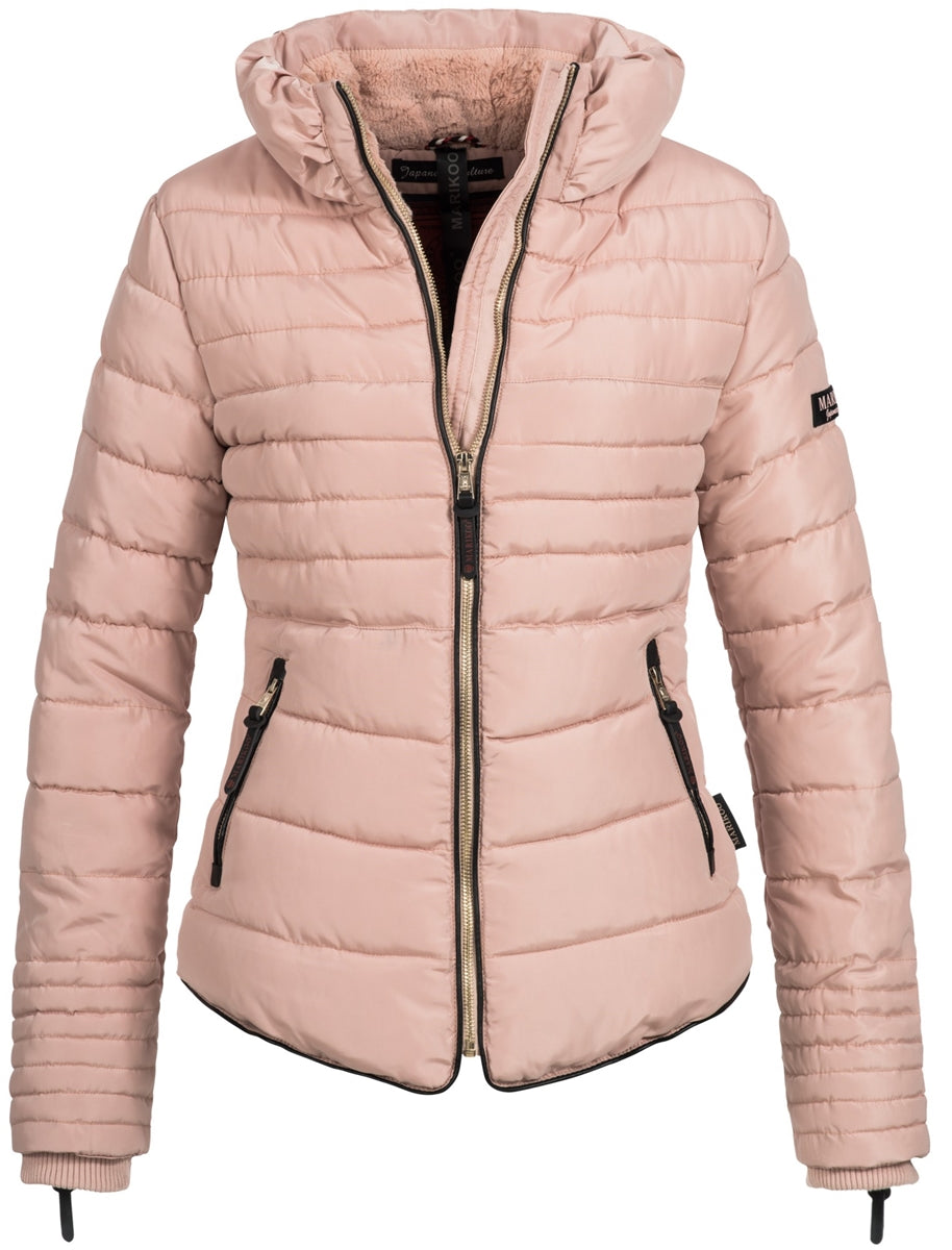 Kelly kort vinter jakke i pink