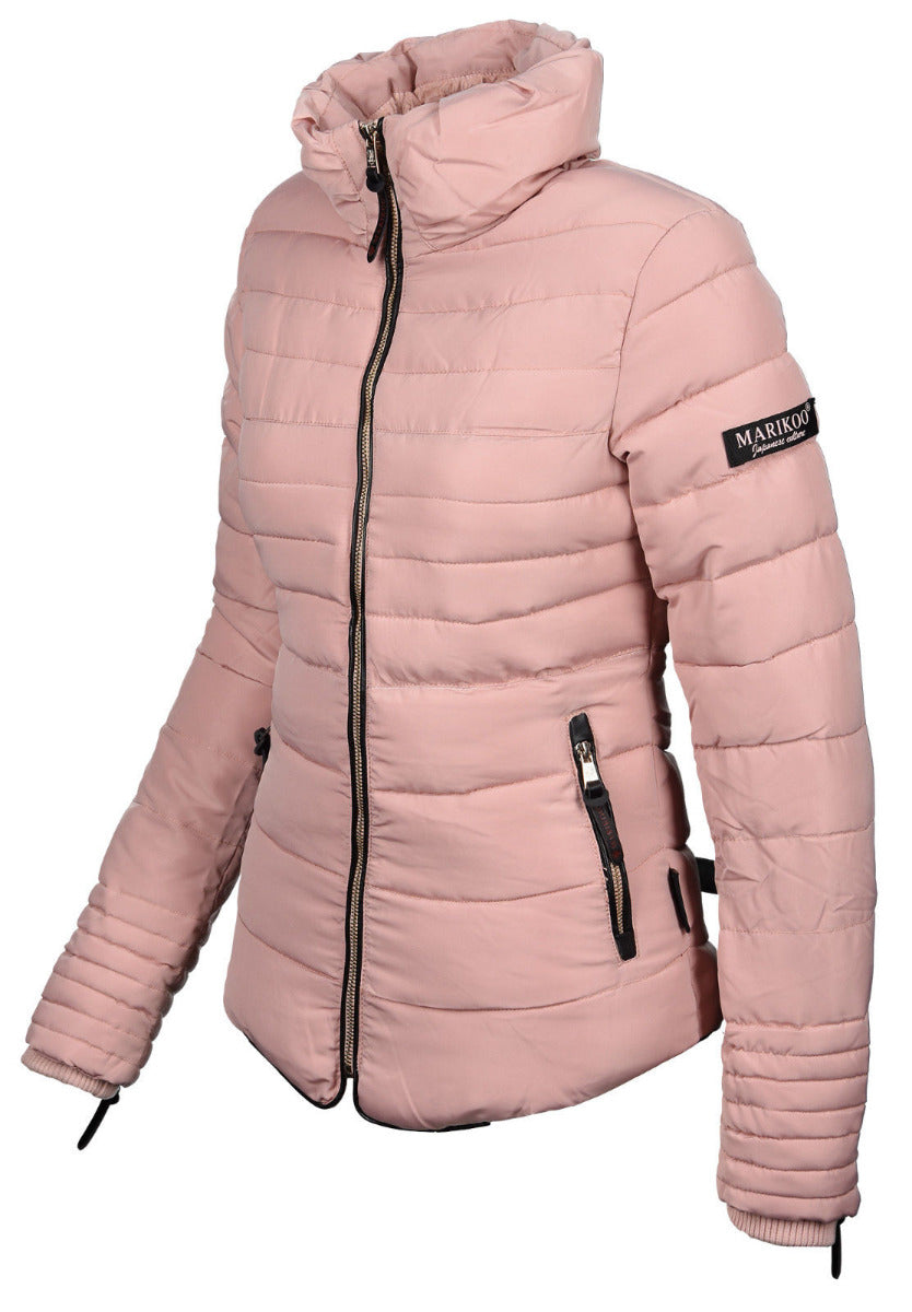 Kelly kort vinter jakke i pink