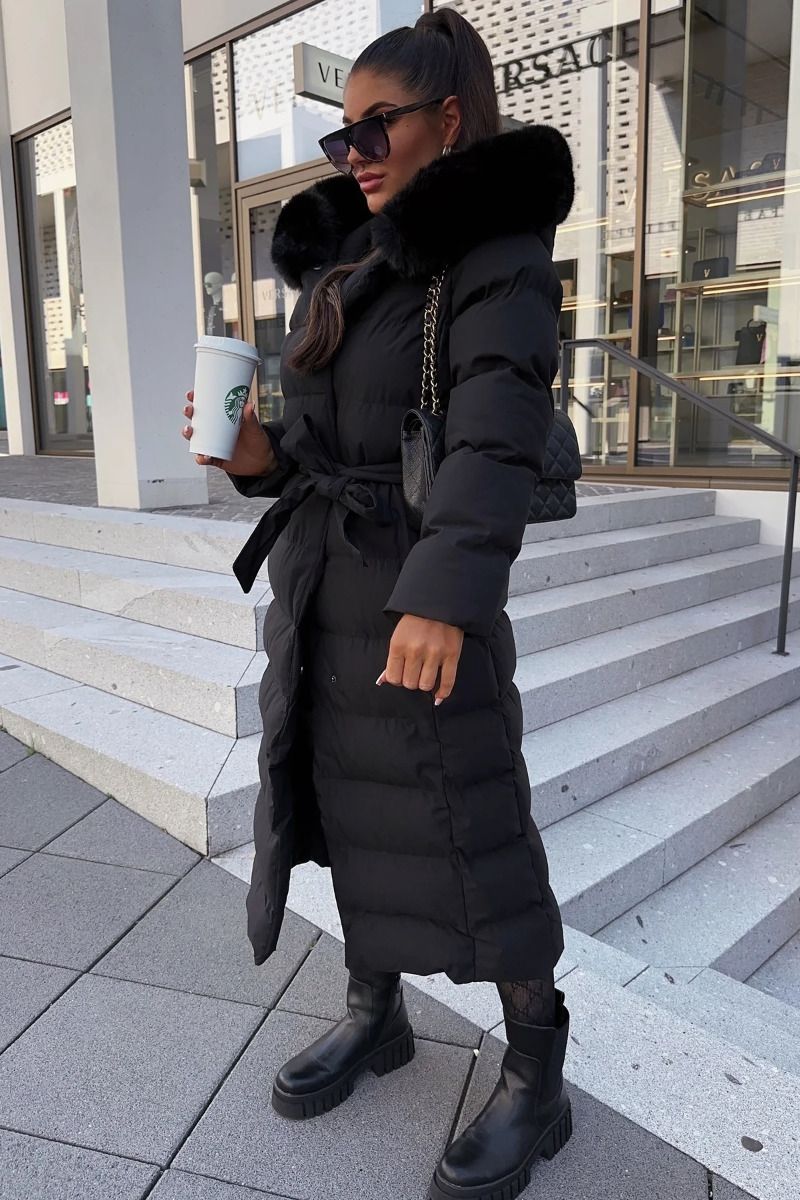 Damvinterjacka modell Diva - Svart
