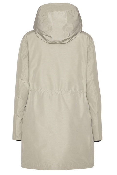 Dame Vinterjakke Mabel i Gray Sand