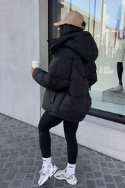 Dame vinterjakke model Fila i sort