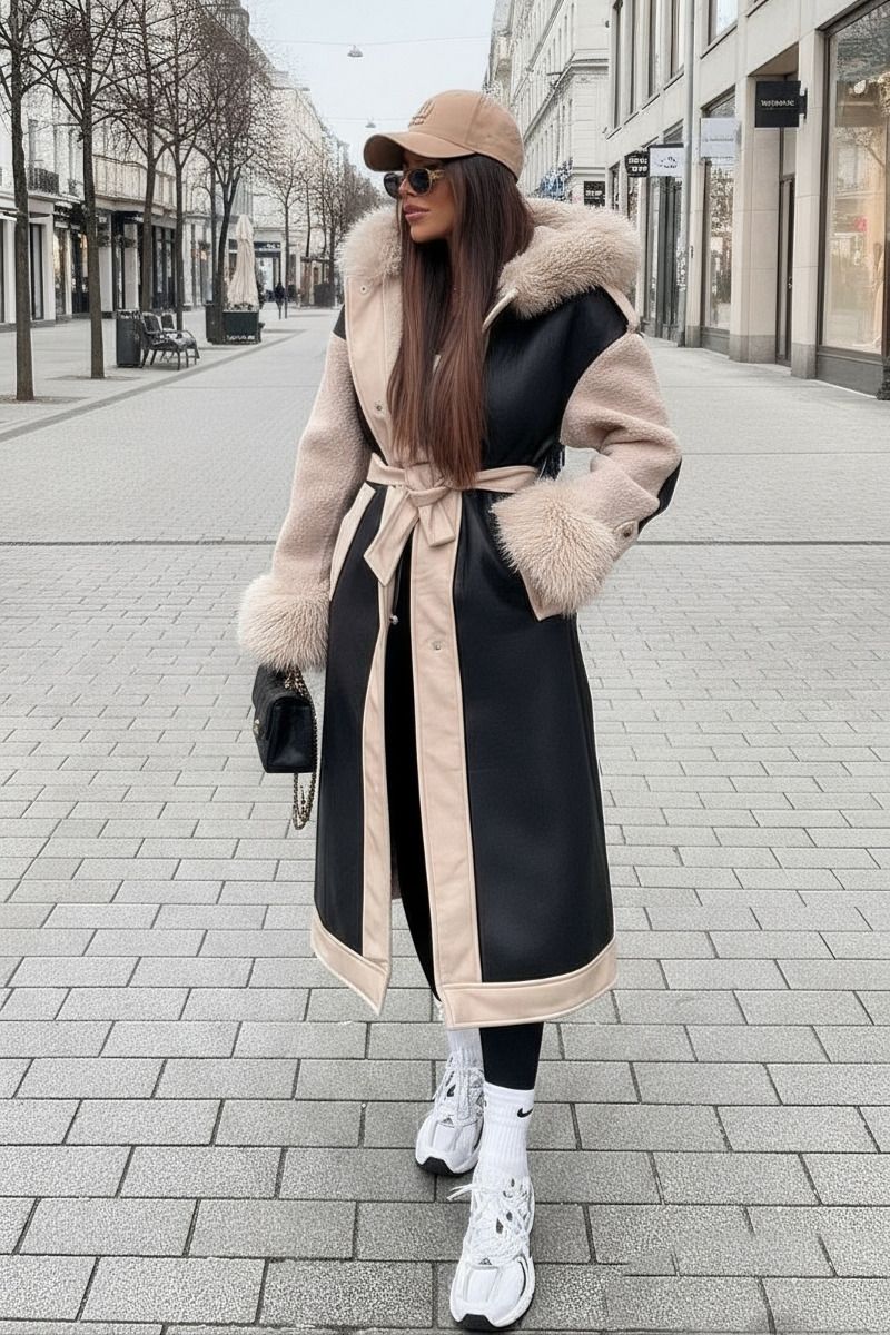 Damvinterjacka, modell Krystina, svart