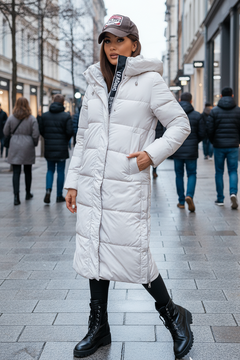 Dame Vinterjakke model Lorica Off White
