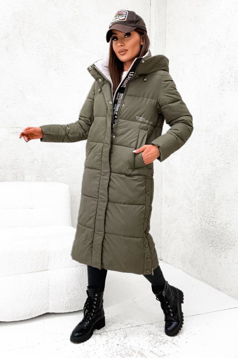 Damvinterjacka modell Lorica Oliv