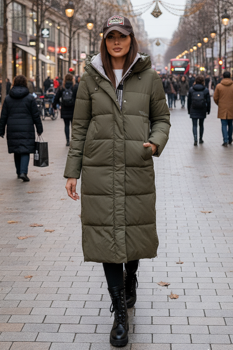 Dame Vinterjakke model Lorica Oliven