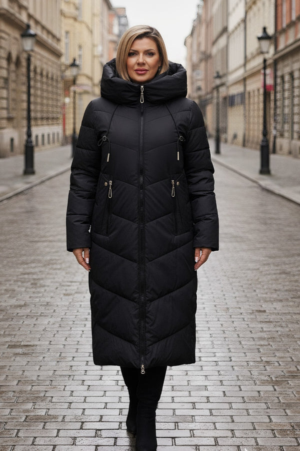 Dame Vinterjakke model Roma i Sort