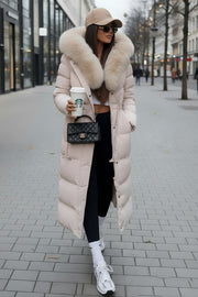 Dame vinter jakke model Carol i Beige