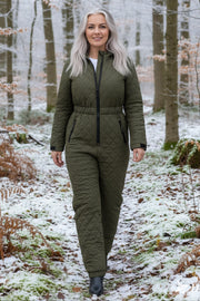 Jumpsuit - Dame termo Heldragt i Oliven Grøn