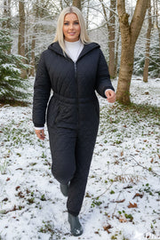 Jumpsuit - Dame termo Heldragt i Sort