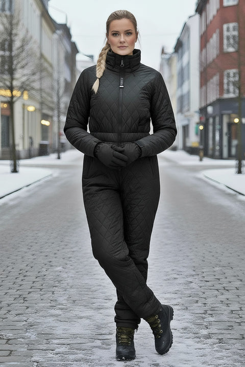 Jumpsuit - Dame termo Heldragt i Sort