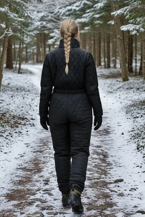 Jumpsuit - Dame termo Heldragt i Sort