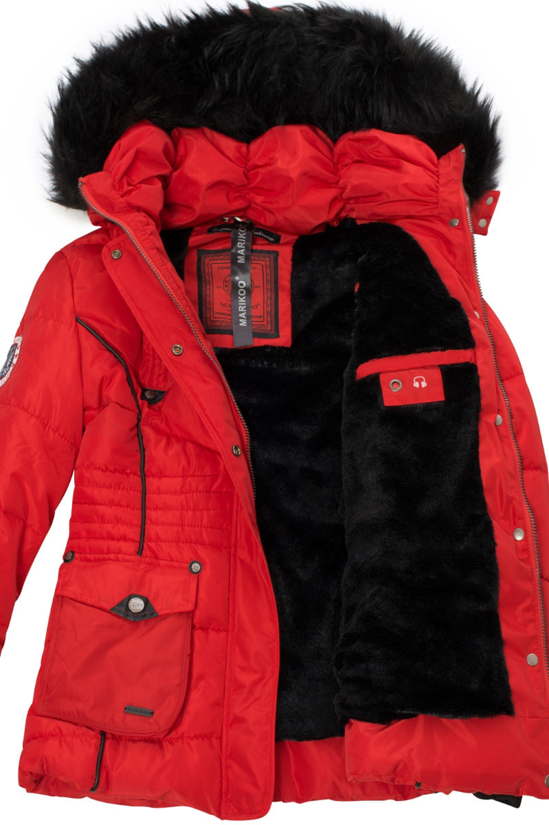 Vanilla vinter jakke Rød
