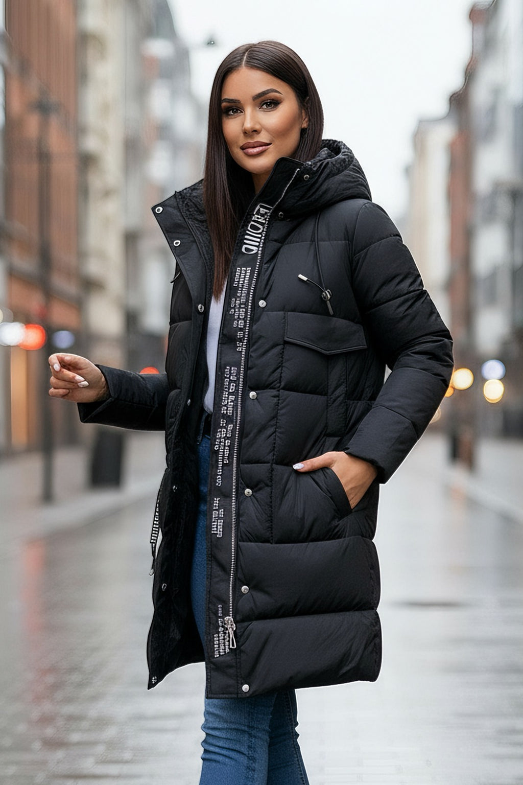 Damvinterjacka modell Selina
