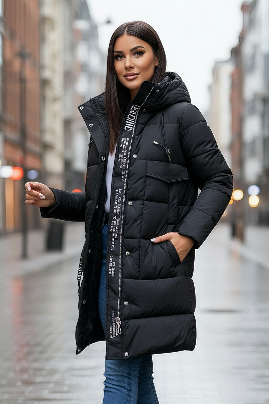 Damvinterjacka modell Selina