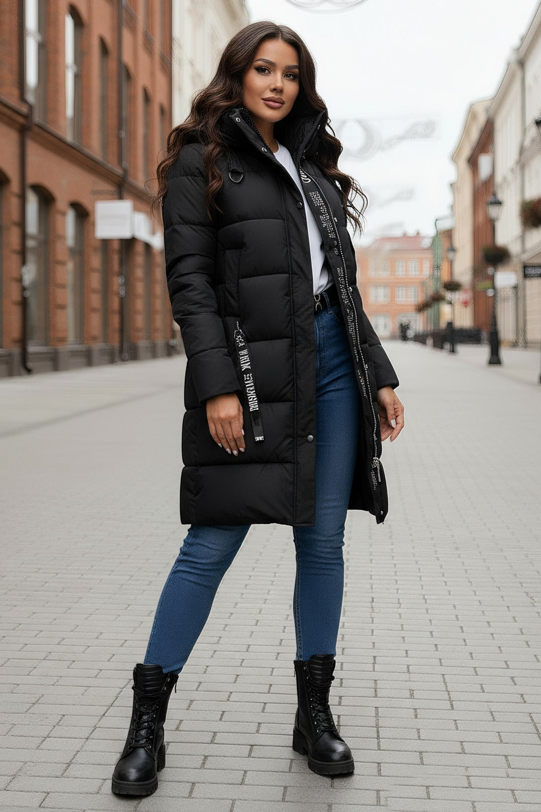 Damvinterjacka modell Selina