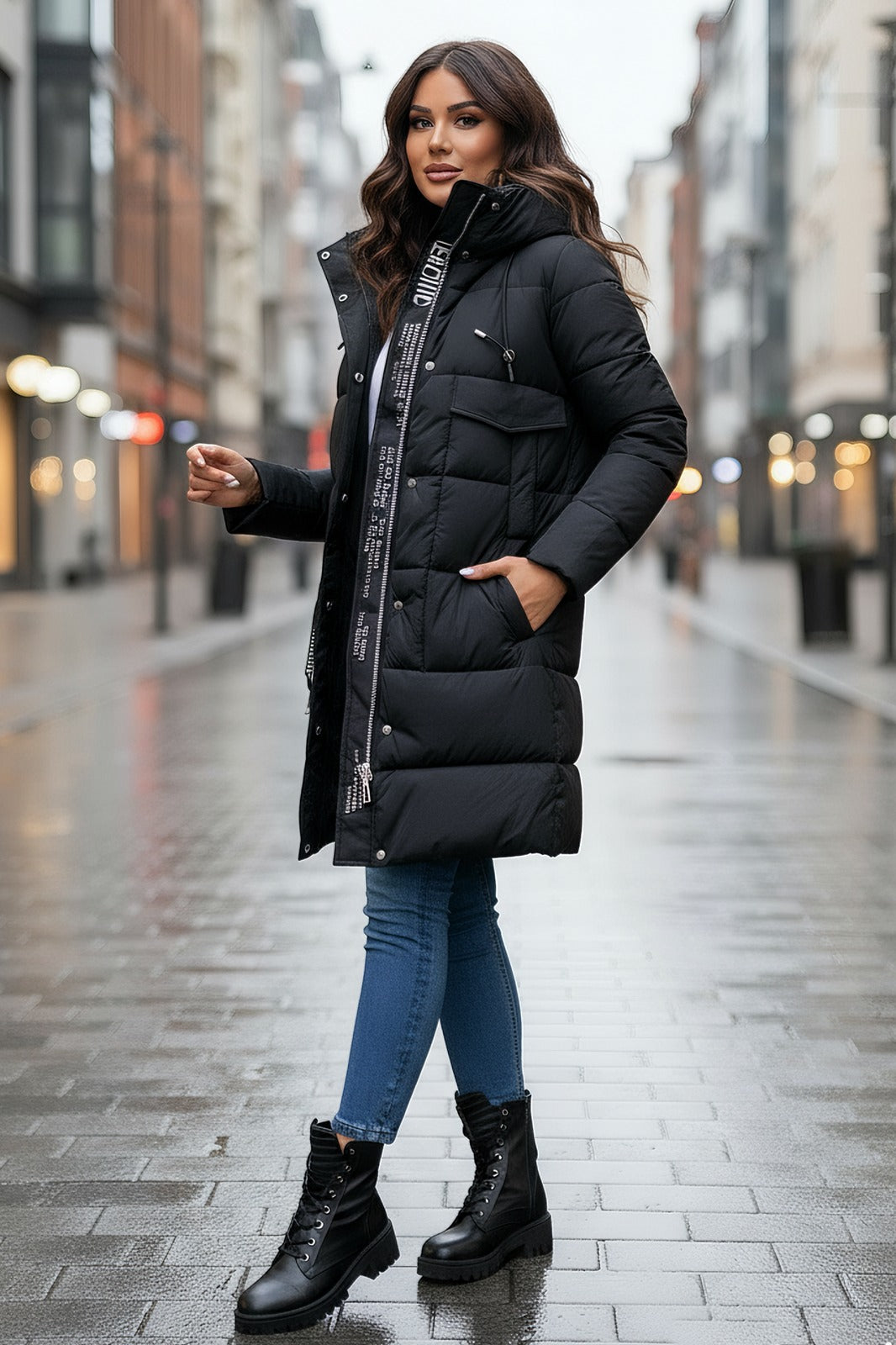 Damvinterjacka modell Selina
