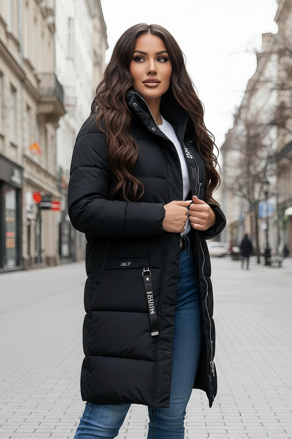 Damvinterjacka modell Selina