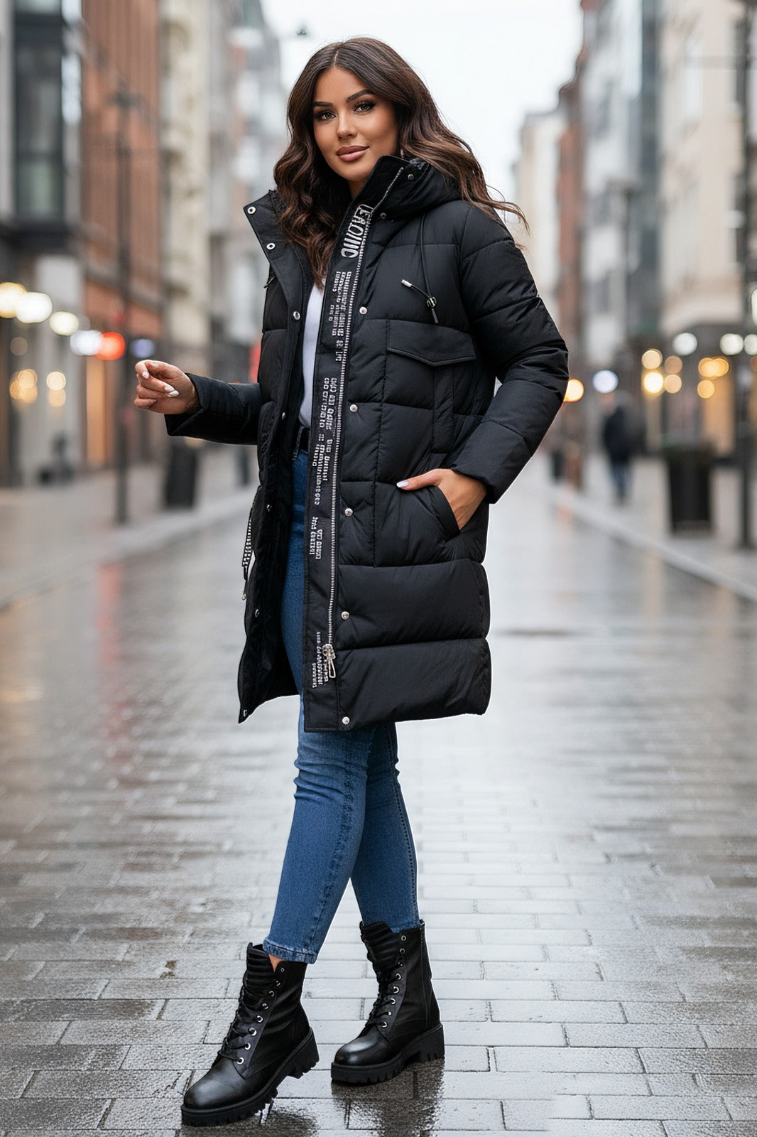 Damvinterjacka modell Selina
